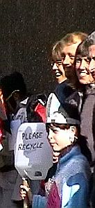 Smiling crowd